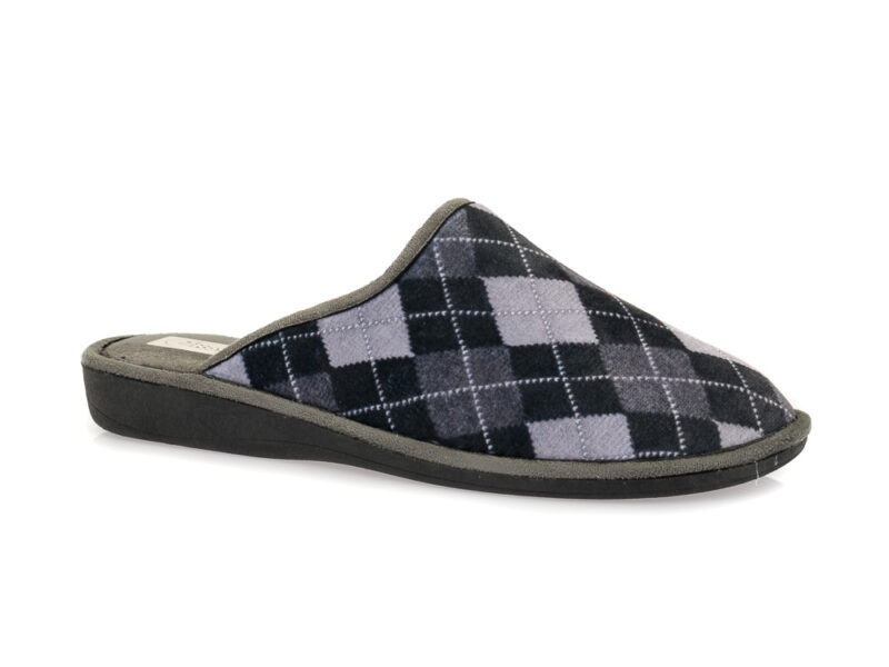 Ανδρικές χειμερινές παντόφλες 3 ROSE 744 GREY