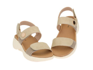 Γυναικεία ανατομικά πέδιλα ZAKSHOES SD 76057 BEIGE