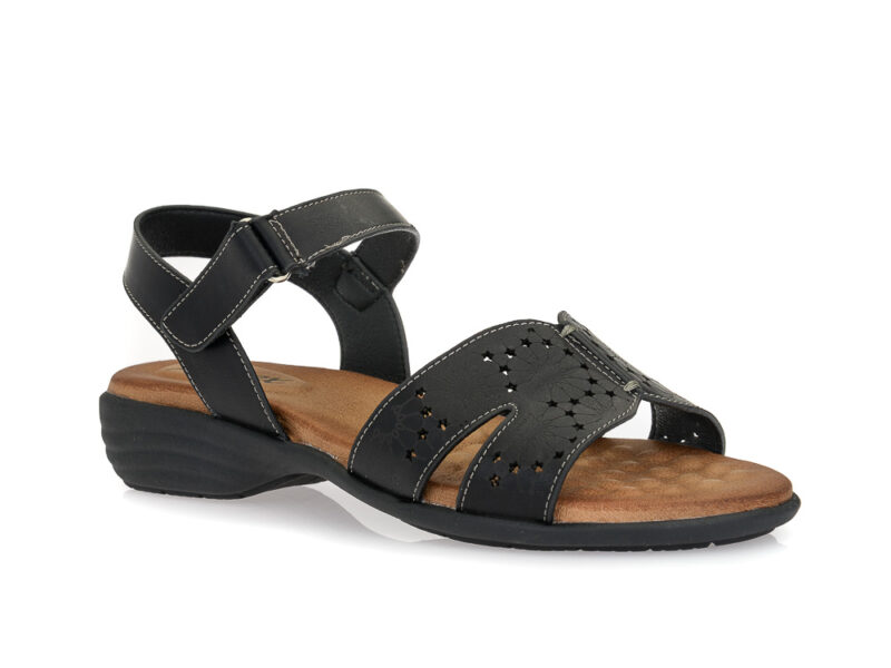 Γυναικεία χαμηλά πέδιλα PAREX 11625056 BLACK