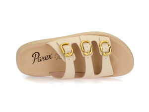 Γυναικείο ανατομικό σανδάλι flatform PAREX 11531042 BEIGE